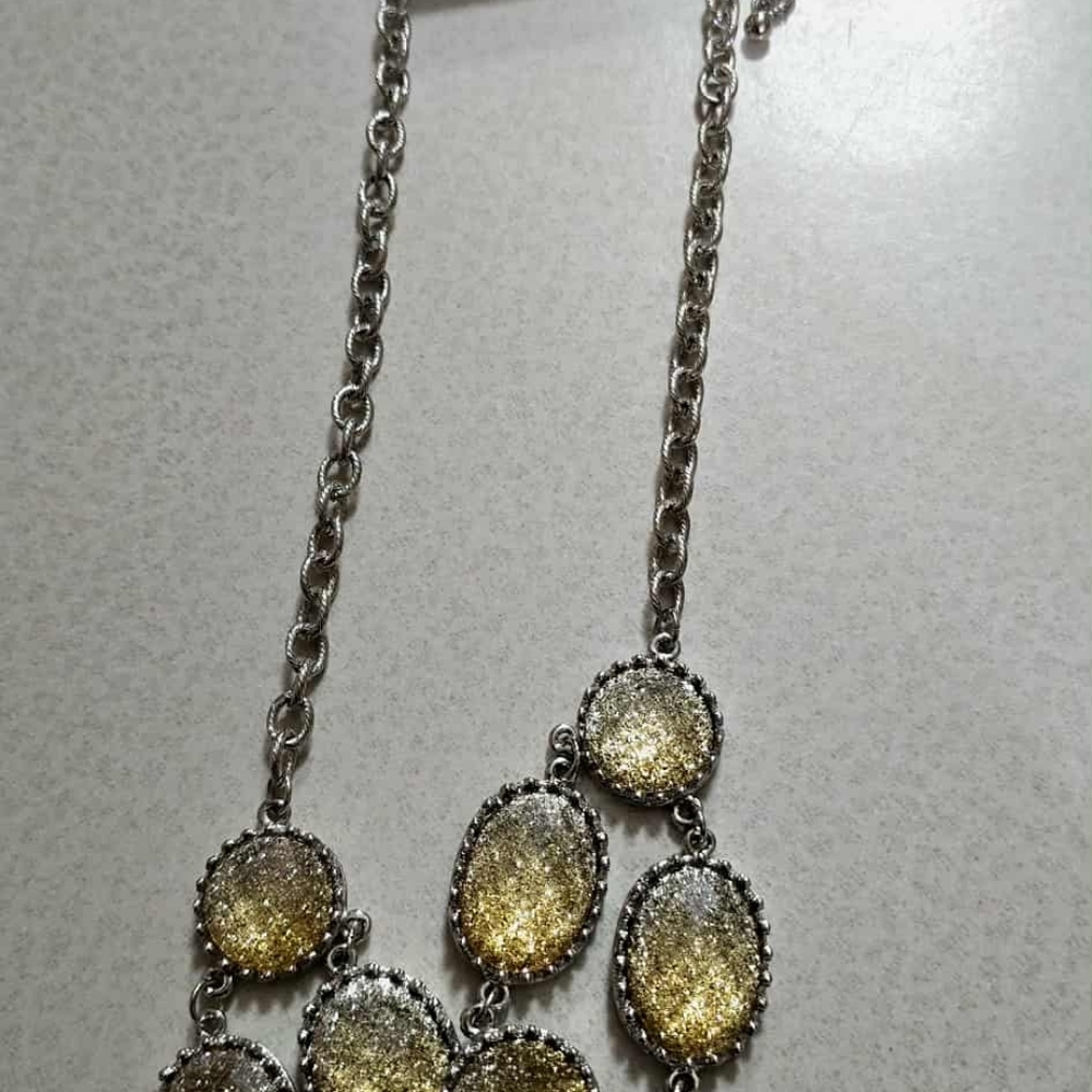 Radiant Gold and Silver Necklace